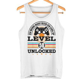 レベル50 I Will Not Older I Level Up 50Th Birthday タンクトップ - Kawaiitshirt