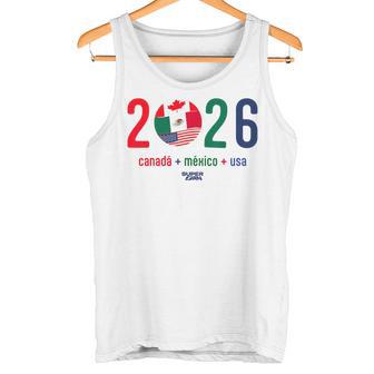 ワールドカップ2026開催国サッカーデザイン タンクトップ - Kawaiitshirt