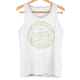 ヴィンテージ 1963 メンズ 限定版 Bday 1963 誕生日 タンクトップ - Kawaiitshirt