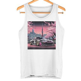 ヴィンテージ Jdm 日本伝説 ドリフト レースカー 東京 背面 タンクトップ - Kawaiitshirt