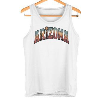 ヴィンテージアリゾナtシャツ レトロな砂漠のサグアロサボテン タンクトップ - Kawaiitshirt
