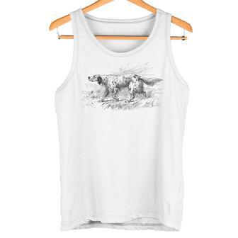 ヴィンテージイングリッシュセッター タンクトップ - Kawaiitshirt