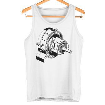 ヴィンテージロータリーエンジン設計図 カーグラフィック タンクトップ - Kawaiitshirt