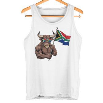 南アフリカ 国旗 南アフリカのルーツ タンクトップ - Kawaiitshirt