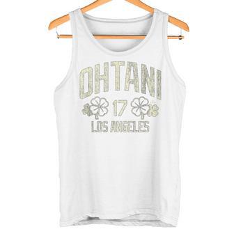 大谷翔平 ロサンゼルス 野球 セントパトリックのクローバー タンクトップ - Kawaiitshirt