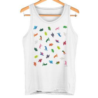 恐竜 Dinosaur パターン タンクトップ - Kawaiitshirt