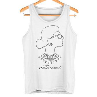 悪名高いrbgフェミニスト・プログレッシブ タンクトップ - Kawaiitshirt
