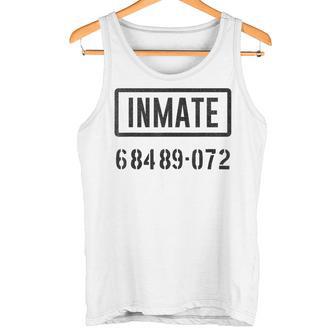 楽しい囚人または刑務所の囚人番号 ハロウィンコスチューム タンクトップ - Kawaiitshirt