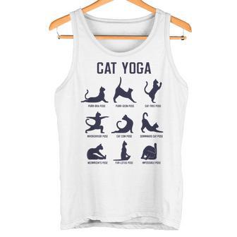 猫のヨガのポーズ タンクトップ - Kawaiitshirt