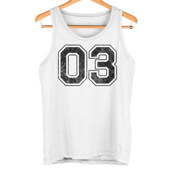番号03 タンクトップ - Kawaiitshirt