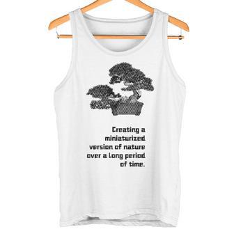 盆栽 松 園芸 庭いじり オーガニック 伝統 わびとさび 庭師 渋かっこいい 長袖tシャツ タンクトップ - Kawaiitshirt