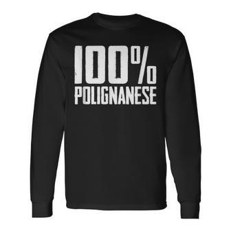 100 Polignanese Polignano A Mare 長袖Tシャツ - Kawaiitshirt