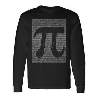 10000 Dígitos Pi Dayign Matemáticas Nerd Divertido Amante De Las Matemáticas Camiseta de manga larga - Regaloses