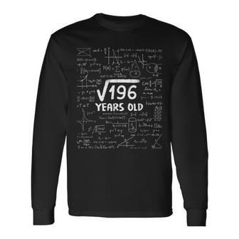 14歳の誕生日tシャツ スクエアルート 196 長袖Tシャツ - Kawaiitshirt