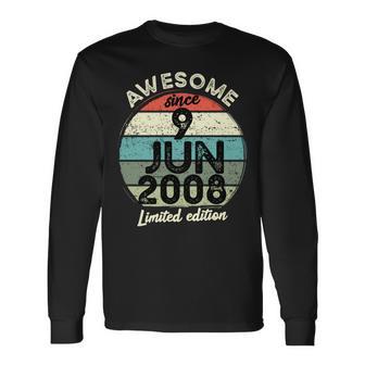 15歳の誕生日 2008年6月9日 15歳の誕生日 長袖tシャツ 長袖Tシャツ - Kawaiitshirt