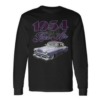 1954 Belair Low Rider Kustom リードそり ホットロッド マッスルカー 長袖Tシャツ - Kawaiitshirt