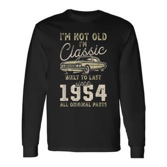 1954年生まれ、72歳の誕生日、クラシックカー 長袖Tシャツ - Kawaiitshirt