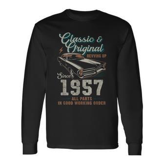 1957年生まれ ヴィンテージカー 69歳の誕生日 長袖Tシャツ - Kawaiitshirt