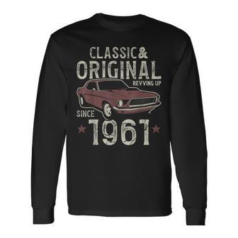 1961年生まれ クラシックカー 65歳の誕生日 長袖Tシャツ - Kawaiitshirt