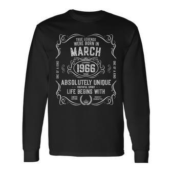 1966年3月生まれ 56年 長袖Tシャツ - Kawaiitshirt