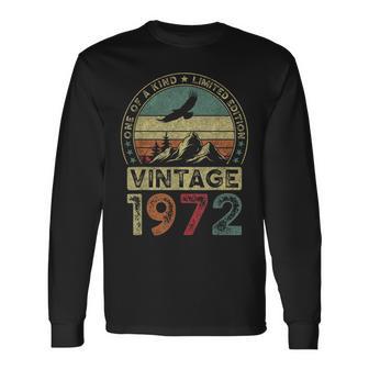 1972年ヴィンテージ、限定版、54歳の誕生日、54歳 長袖Tシャツ - Kawaiitshirt