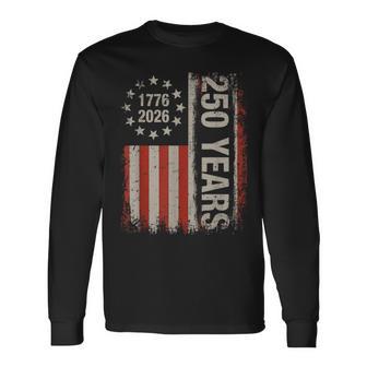 250 Years American Independence Anniversary Long Sleeve T-Shirt - Thegiftio UK