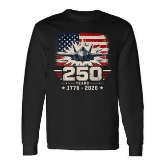 250Th Anniversary Usa Patriotic 250 Years American 4Th July 長袖Tシャツ - Kawaiitshirt
