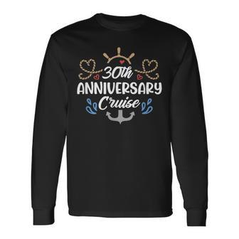 30周年記念クルーズ旅行 長袖Tシャツ - Kawaiitshirt