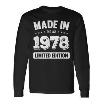 40歳の誕生日ギフトtシャツ Made In 1978 1978 シャツ 長袖Tシャツ - Kawaiitshirt