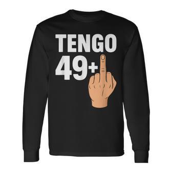 50歳の誕生日 おもしろユーモア 49 プラスワン オリジナルパーティー 長袖Tシャツ - Kawaiitshirt