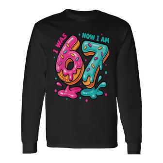 I Was 6 Now I'm 7 7Th Birthday 6 7 Birthday Boys Long Sleeve T-Shirt - Thegiftio UK