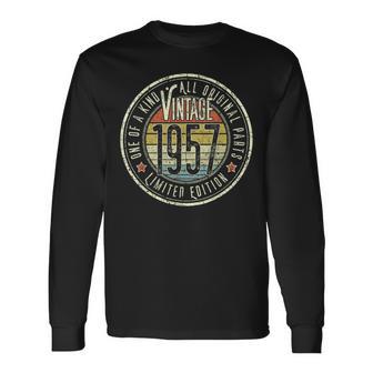 69歳 ヴィンテージ 1957年限定版 69歳の誕生日 長袖Tシャツ - Kawaiitshirt