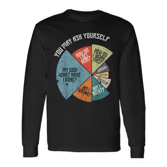 80'S Music Retro Letras Divertidas De Los 80S Camiseta de manga larga - Regaloses
