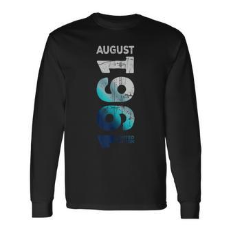 Agosto De 1961 Edición Limitada 1961 Retro 1961Intage 1961 Camiseta de manga larga - Regaloses