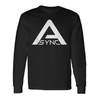 Async Backroom Pixels Research 長袖Tシャツ - Kawaiitshirt
