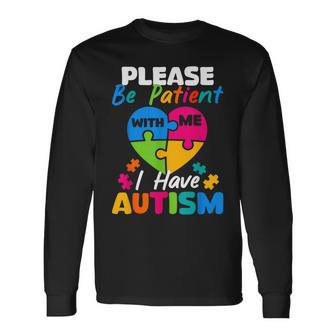 I Have Autism For Boys Kids Autism Awareness Long Sleeve T-Shirt - Monsterry