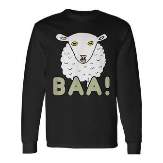 Baa 羊 長袖Tシャツ - Kawaiitshirt