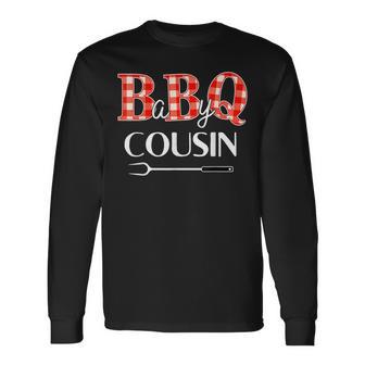 Baby Shower Cousin Bbq Party Cute Matching Family Long Sleeve T-Shirt - Thegiftio UK
