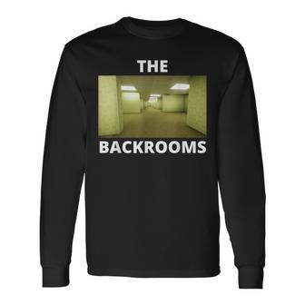 The Backrooms Creepypasta Memeへようこそ 長袖Tシャツ - Kawaiitshirt