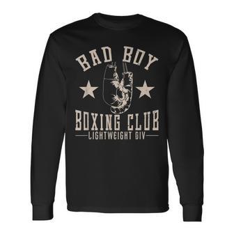 Bad Mad Boy ボクシングクラブ 長袖Tシャツ - Kawaiitshirt