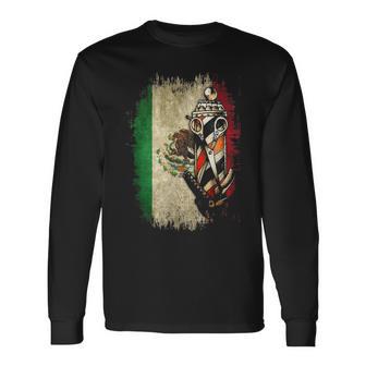 Barber Pole メキシコ国旗 ベスト バーバー シャツ メンズ 長袖Tシャツ - Kawaiitshirt