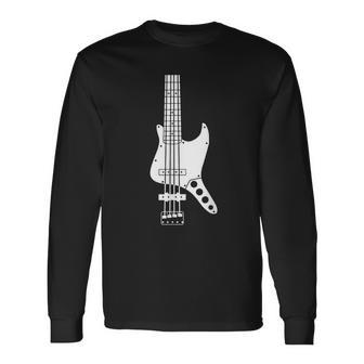 I Bass Guitar 長袖Tシャツ - Kawaiitshirt