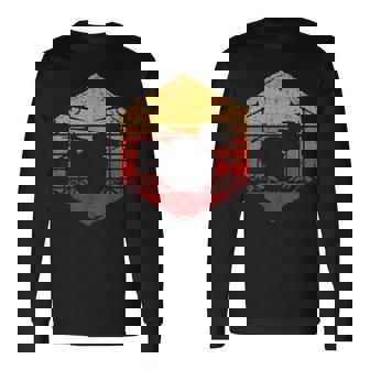 Batterieintage Batteur Grunge Punk Rock Batteur T-shirt à manches longues - Cadeauxyz