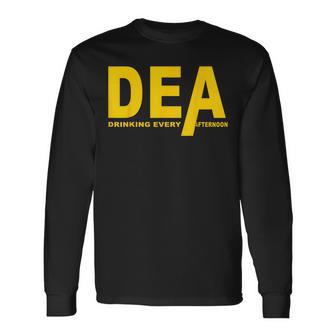 Bebida De La Dea Todas Las Tardes Camiseta de manga larga - Regaloses