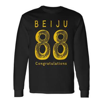 Beiju 88歳 誕生日祝い 米寿 Beiju 88 Birthday 長袖Tシャツ - Kawaiitshirt