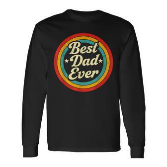 Bester Papa Aller Zeiten Im Retro-Vintage-Stil Langarmshirts - Seseable