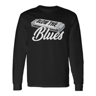Blues Armónica Para Instrumentos Deiento Camiseta de manga larga - Regaloses