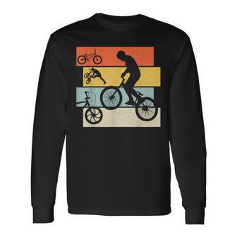 Bmx Fahrrad Bicycle Cyclist Jungen Boys Retro Langarmshirts - Seseable