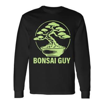 Bonsai Guy Penjing Penzai Bonsai 盆栽 長袖Tシャツ - Kawaiitshirt