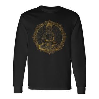 Bouddha – Bouddha Cadeau Pour Bouddhiste Manche Longue T-shirt à manches longues - Cadeauxyz